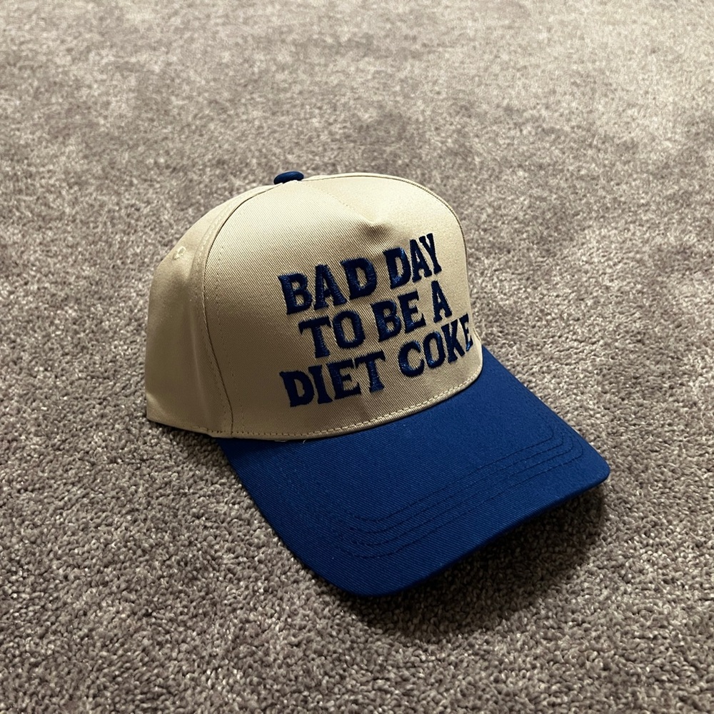 Diet Coke 'Bad Day To Be A Diet Coke' Two-Tone Baseball Cap - Blue & Cream